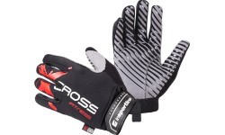 Fitnesa cimdi inSPORTline Freso - Melns/sarkans