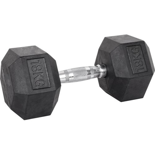 Hex Dumbbell inSPORTline Hexsteel 18 kg
