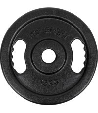 Čuguna svaru disks Top Sport Castyr OL 15 kg