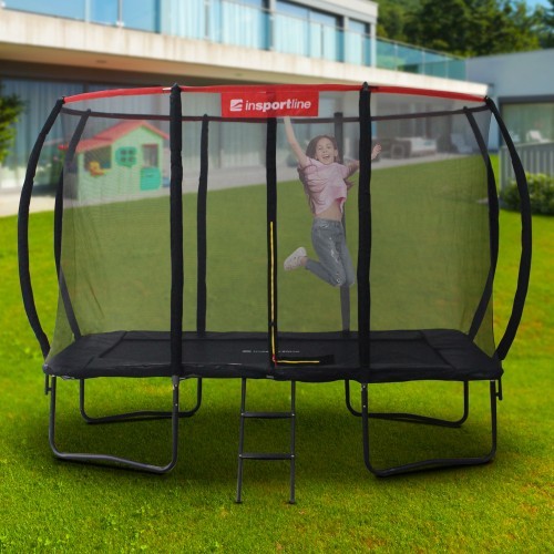 Aizsargtīkls bez stabiem batutam inSPORTline QuadJump PRO, 244x335 cm