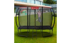 Safety Net w/o Poles for Trampoline inSPORTline QuadJump PRO, 244x335cm