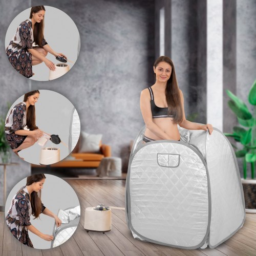 Pārnēsājama tvaika sauna inSPORTline Steamona II