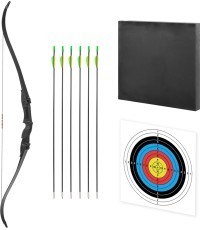 Archery Set inSPORTline Steepchuck 28 lbs. + EXTRA 6 Arrows & 1 Paper Target/Target Board