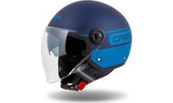 Motorcycle Helmet Cassida Handy Plus Linear Pearl Matte Blue/Dark Blue