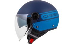 Motorcycle Helmet Cassida Handy Plus Linear Pearl Matte Blue/Dark Blue