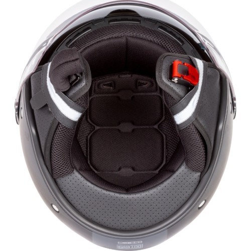 Motocikla ķivere Cassida Handy Plus matēti melna/pelēka