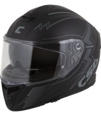 Motocikla ķivere Cassida Integral GT 2.1 Flash, matēti melna / tumši pelēka