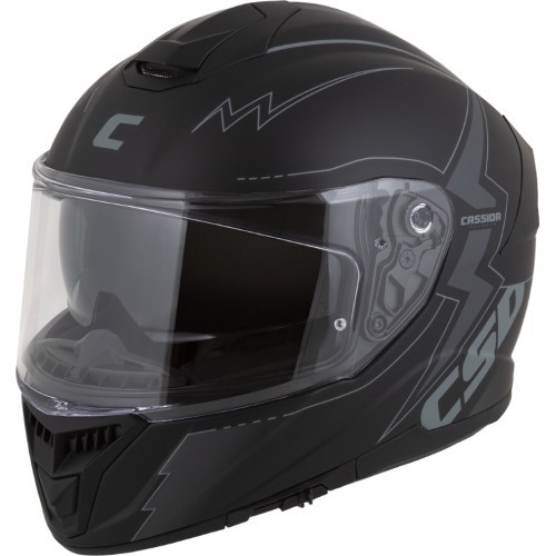 Мотошлем Cassida Integral GT 2.1 Flash, матовый черный / темно-серый