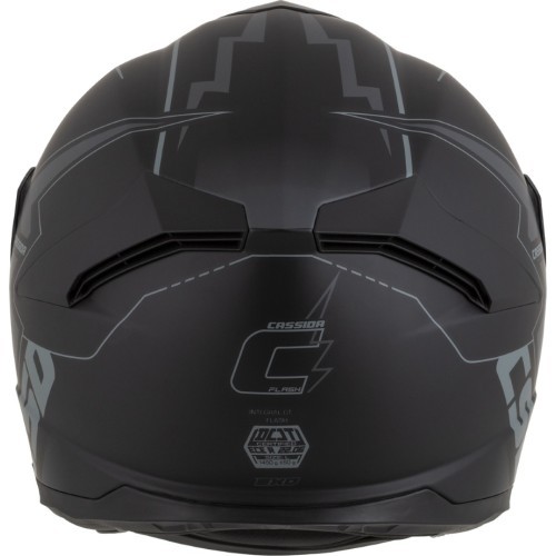 Motorcycle Helmet Cassida Integral GT 2.1 Flash Matte Black/Dark Gray