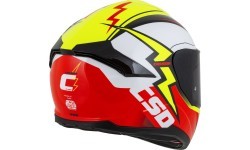 Motorcycle Helmet Cassida Integral GT 2.1 Flash Fluo Yellow/Fluo Red/Black/White