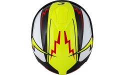 Motocikla ķivere Cassida Integral GT 2.1 Flash fluorescējoši dzeltena/fluorescējoši sarkana/melna/balta