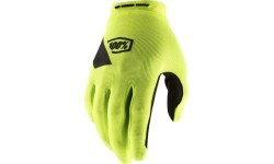 Riteņbraukšanas un motokrosa cimdi 100% Ridecamp Fluo Yellow - Fluo Yellow