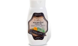 Masāžas emulsija bez aromāta Tomfit 250 ml