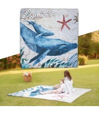 Коврик для пикника inSPORTline Maritino 208 x 197 см - Ocean Life