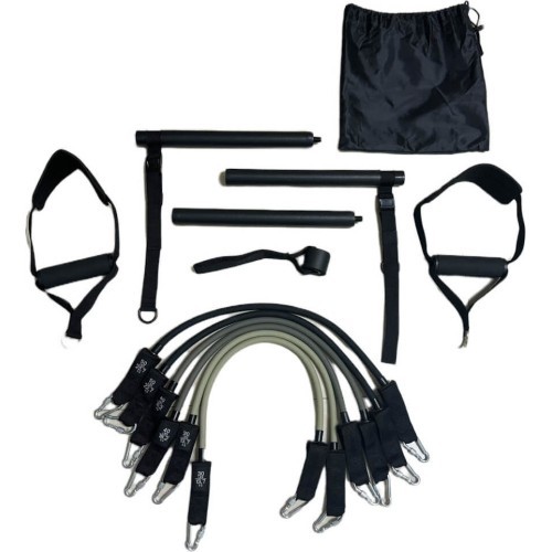 Pilates Bar w/ Resistance Bands & Door Anchor inSPORTline Ancairo