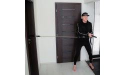 Pilates nūja ar pretestības gumijām un durvju stiprinājumu inSPORTline Ancairo