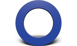 Dartboard Surround Bull’s Plain PU Surround - Blue