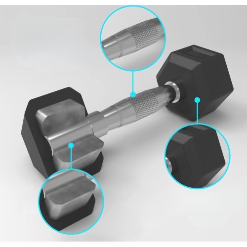 Hex Dumbbell inSPORTline Hexclusive 20 kg