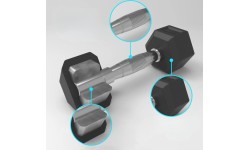 Hex Dumbbell inSPORTline Hexclusive 20 kg