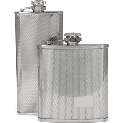 BasicNature Hip flask 'Dull design