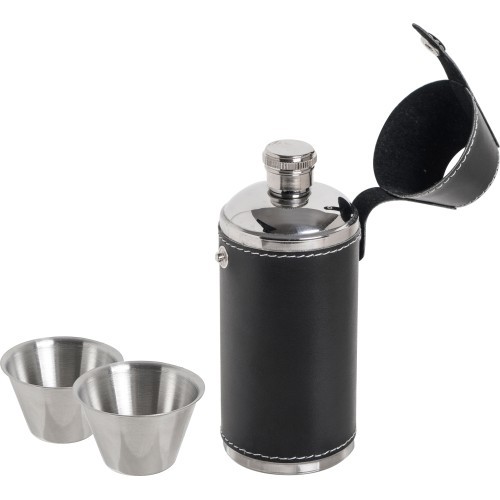 Охотничья фляга BasicNature с 2 стаканчиками