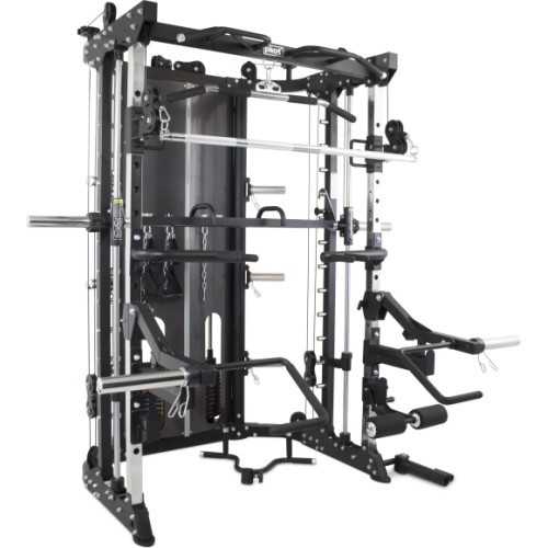 Pivot Fitness FSM-400 funkcionālā Smith mašīna Black - Pilnas iespējas