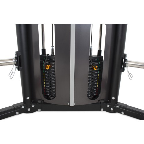 Pivot Fitness FSM-400 funkcionālā Smith mašīna Black - Pilnas iespējas