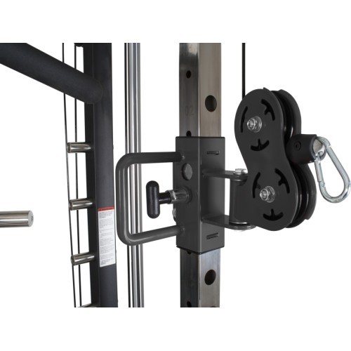 Pivot Fitness FSM-400 funkcionālā Smith mašīna Black - Pilnas iespējas