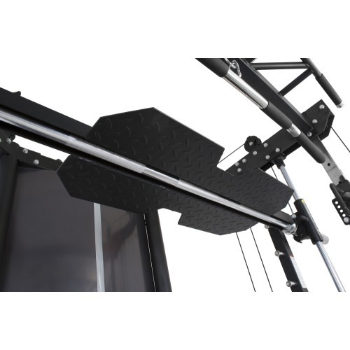 Pivot Fitness FSM-400 funkcionālā Smith mašīna Black - Pilnas iespējas