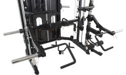 Pivot Fitness FSM-400 funkcionālā Smith mašīna Black - Pilnas iespējas