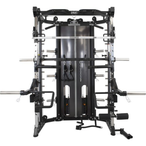 Pivot Fitness FSM-400 Functional Smith Machine Black - Full Options
