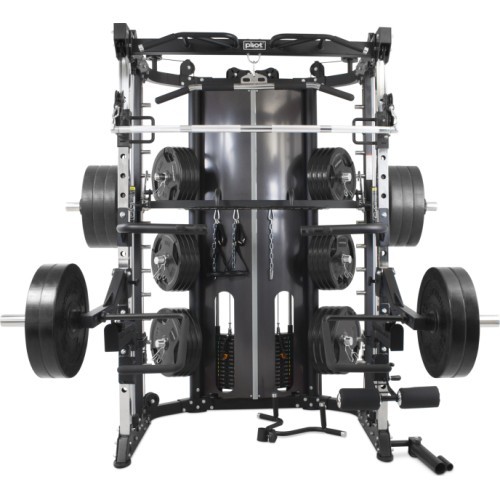 Pivot Fitness FSM-400 Functional Smith Machine Black - Full Options