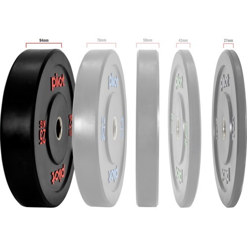 Pivot Fitness Pro Training Bumper svaru disku komplekts 25 kg