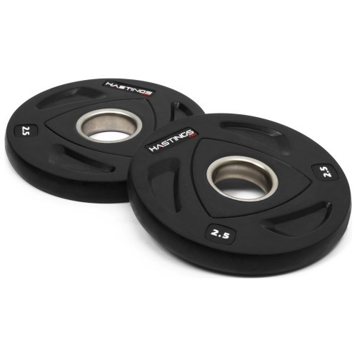 Hastings Pro Rubber Olympic Tri-Grip svaru disku komplekts 2,5 kg