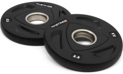 Hastings Pro Rubber Olympic Tri-Grip svaru disku komplekts 2,5 kg