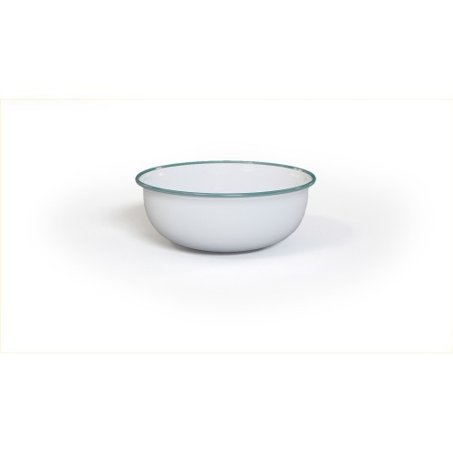 Emaljēta bļoda Origin Outdoors Ocean 15 cm, balta