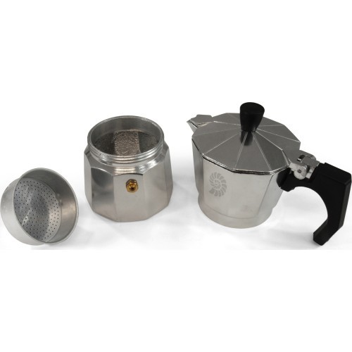 BasicNature Bellanapoli Espresso Maker, 3 Cups