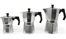 BasicNature Bellanapoli Espresso Maker, 3 Cups