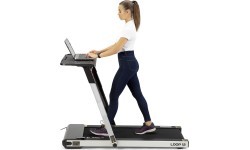 Электрическая беговая дорожка со столиком LOOP12 Multi Gray HMS
