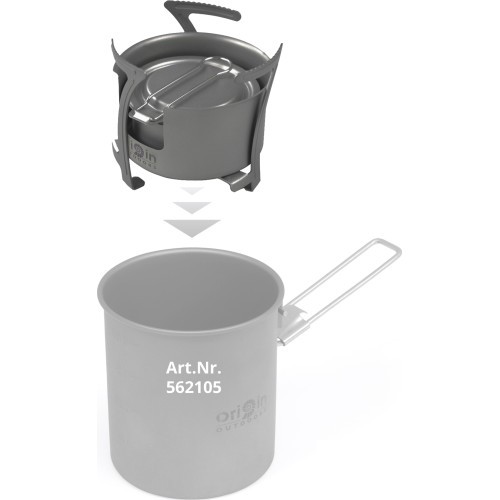 Origin Outdoors plītiņu komplekts "Titanium"