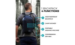 Backpack Scrubba Stealth Pack 3in1, 18L