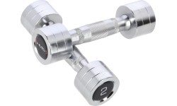 Hromēta hantele CHD HMS - 2 x 2 kg
