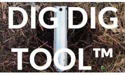 Titāna lāpsta Vargo Dig Dig Tool
