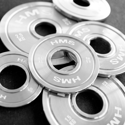 TOS kalibrēts tērauda olimpiskais disks HMS - 0.5kg