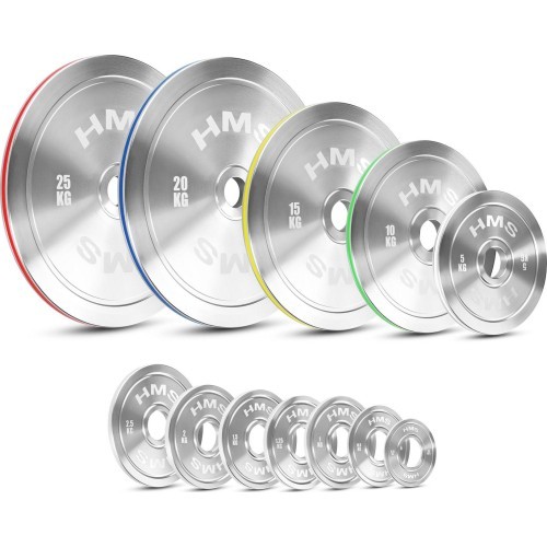 TOS kalibrēts tērauda olimpiskais disks HMS - 0.5kg