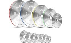 TOS kalibrēts tērauda olimpiskais disks HMS - 0.5kg