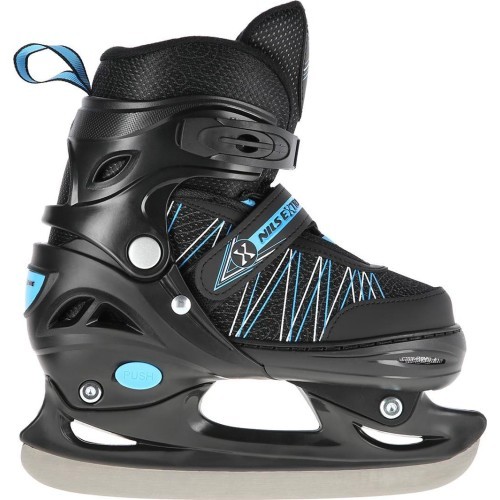 NH11912 2IN1 IN-LINE SKATES/HOCKEY ICE SKATES - Black/Blue