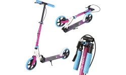 Бело-розовый самокат NILS EXTREME HM0107