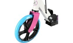 Бело-розовый самокат NILS EXTREME HM0107