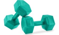 Set of hexagonal dumbbells 2x5 kg Spokey MONSTER